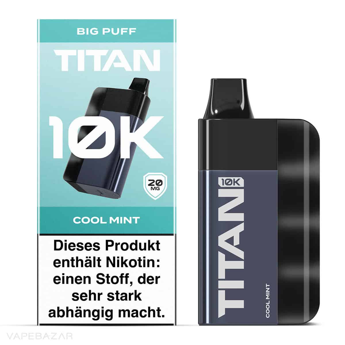 Titan 10k Cool Mint 3 | Vapebazar Titan 10K Gerät - Tropical Tango