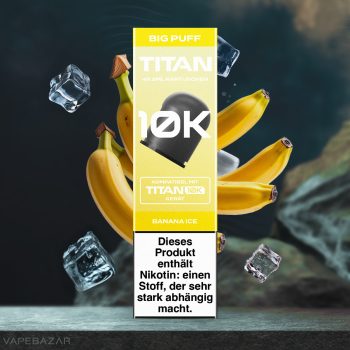 Titan 10k Kartuschen - Banana Ice