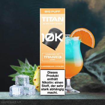 Titan 10k Kartuschen - Caribbean Cooler