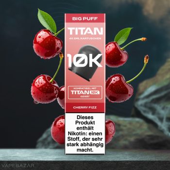 Titan 10k Kartuschen - Cherry Fizz