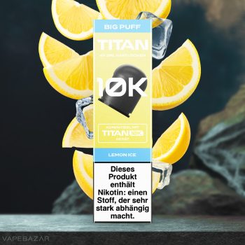 Titan 10k Kartuschen - Lemon Ice