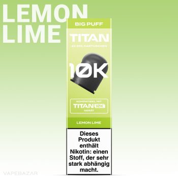 Titan 10k Kartuschen - Lemon Lime (4er Pack)