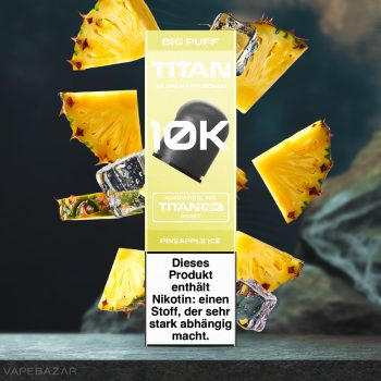 Titan 10k Kartuschen - Pineapple ice