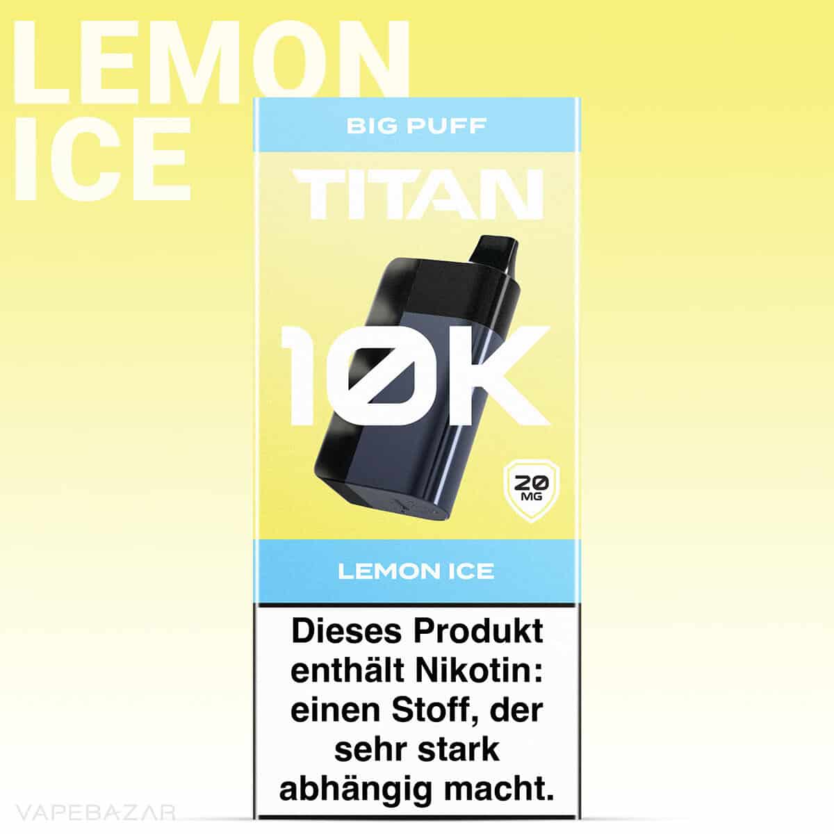 Titan 10k Lemon Ice 2 | Vapebazar Titan 10K Gerät - Tropical Tango