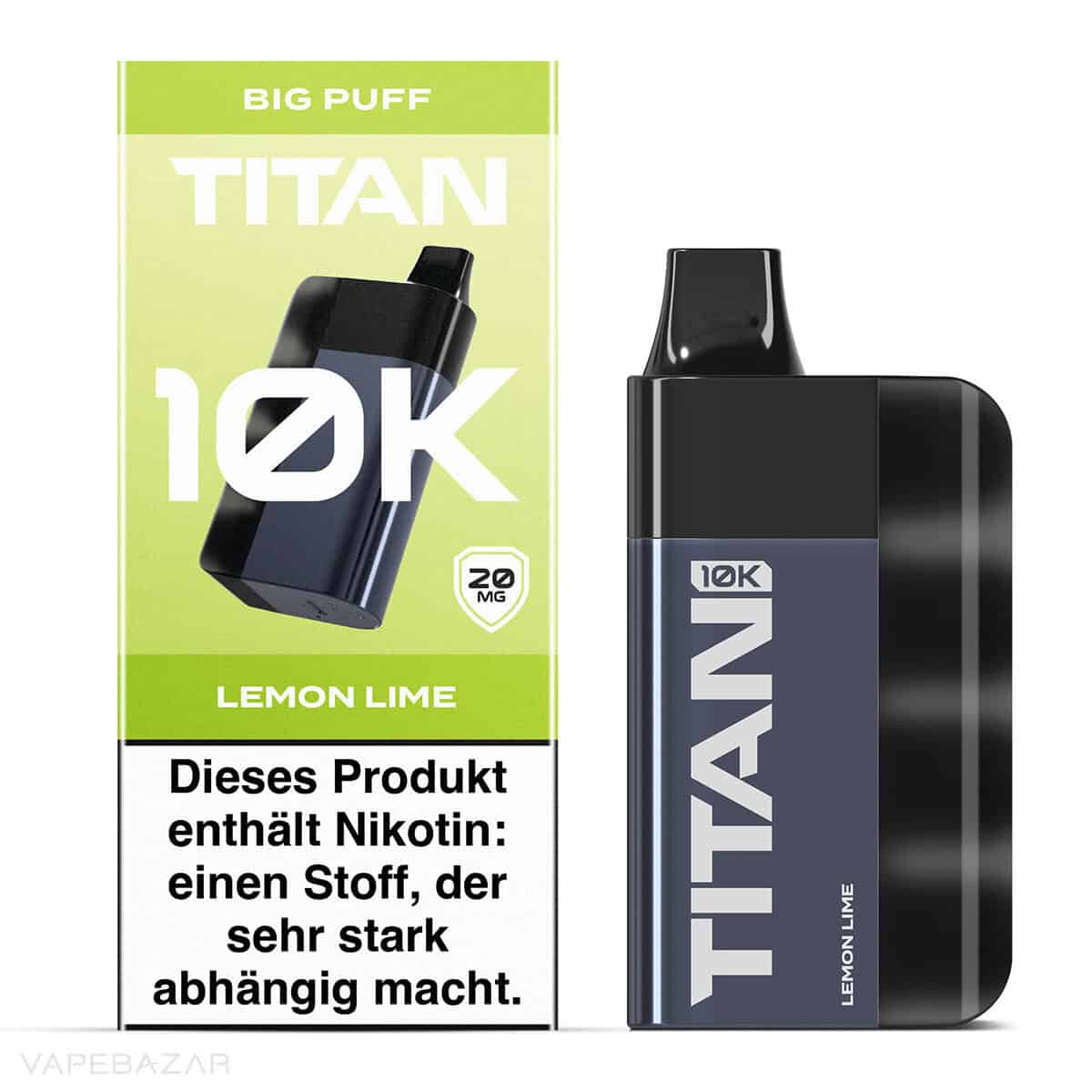 Titan 10k Lemon Lime 3 | Vapebazar Titan 10K Gerät - Tropical Tango