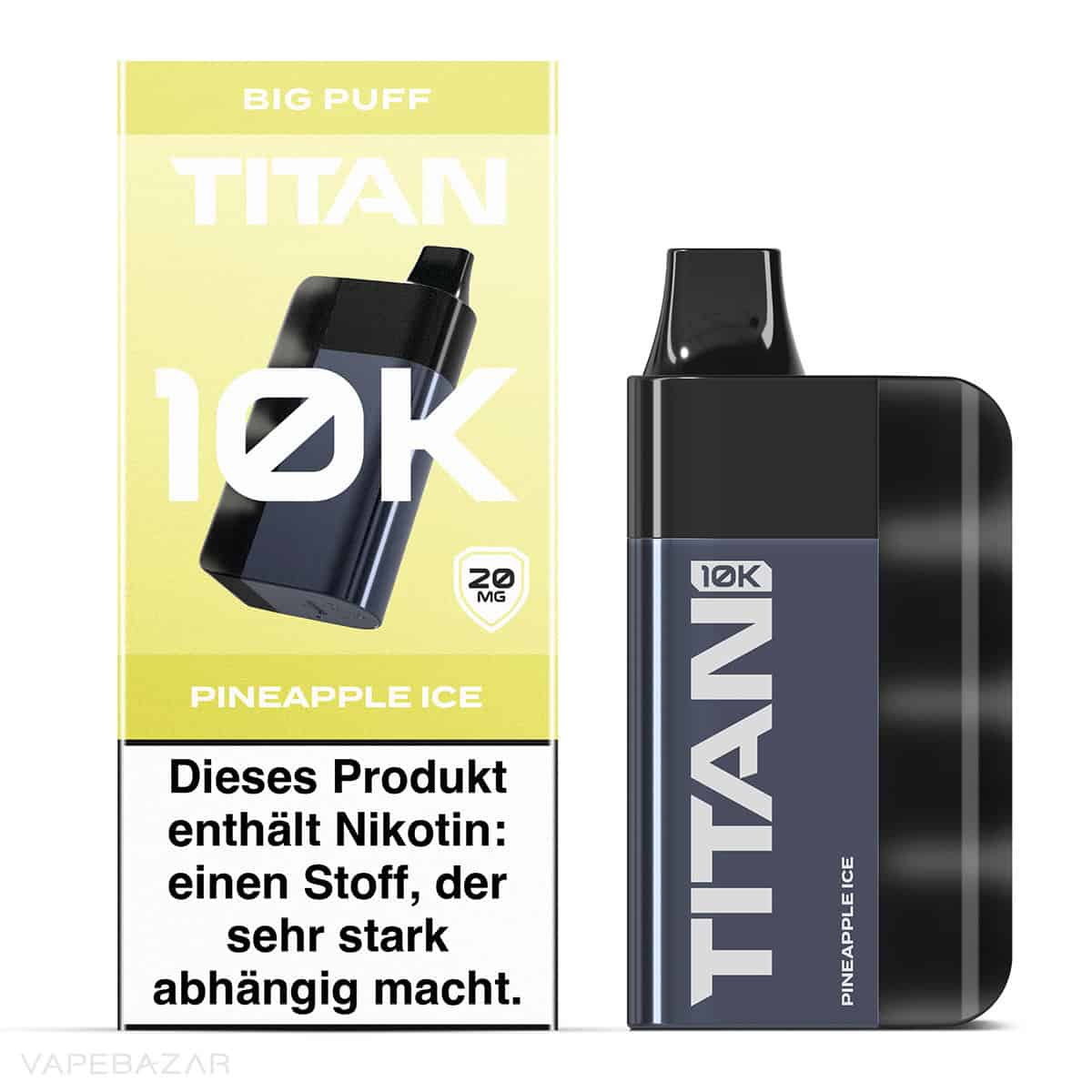 Titan 10k Pineapple Ice 3 | Vapebazar Titan 10K Gerät - Tropical Tango