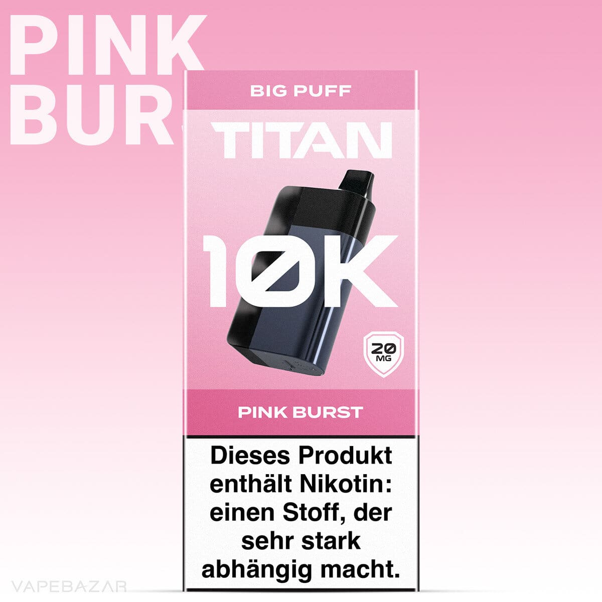 Titan 10k Pink Burst 2 | Vapebazar Titan 10K Gerät - Tropical Tango