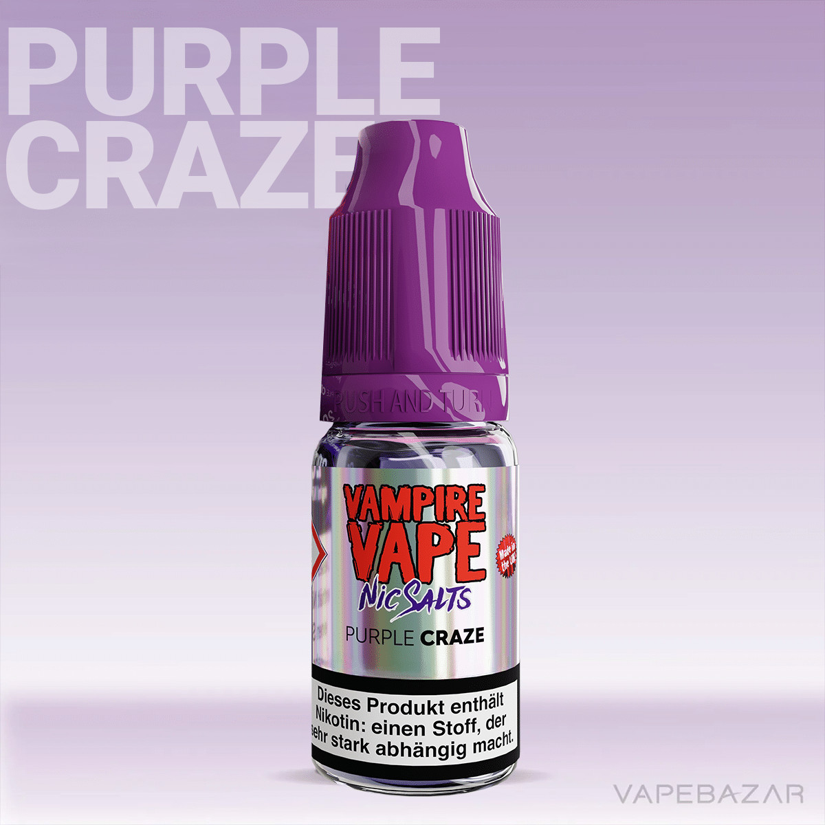 Vampire Vape Nic Salt Purple Craze 2 | Vapebazar Vampire Vape Nic Salts - Purple Craze