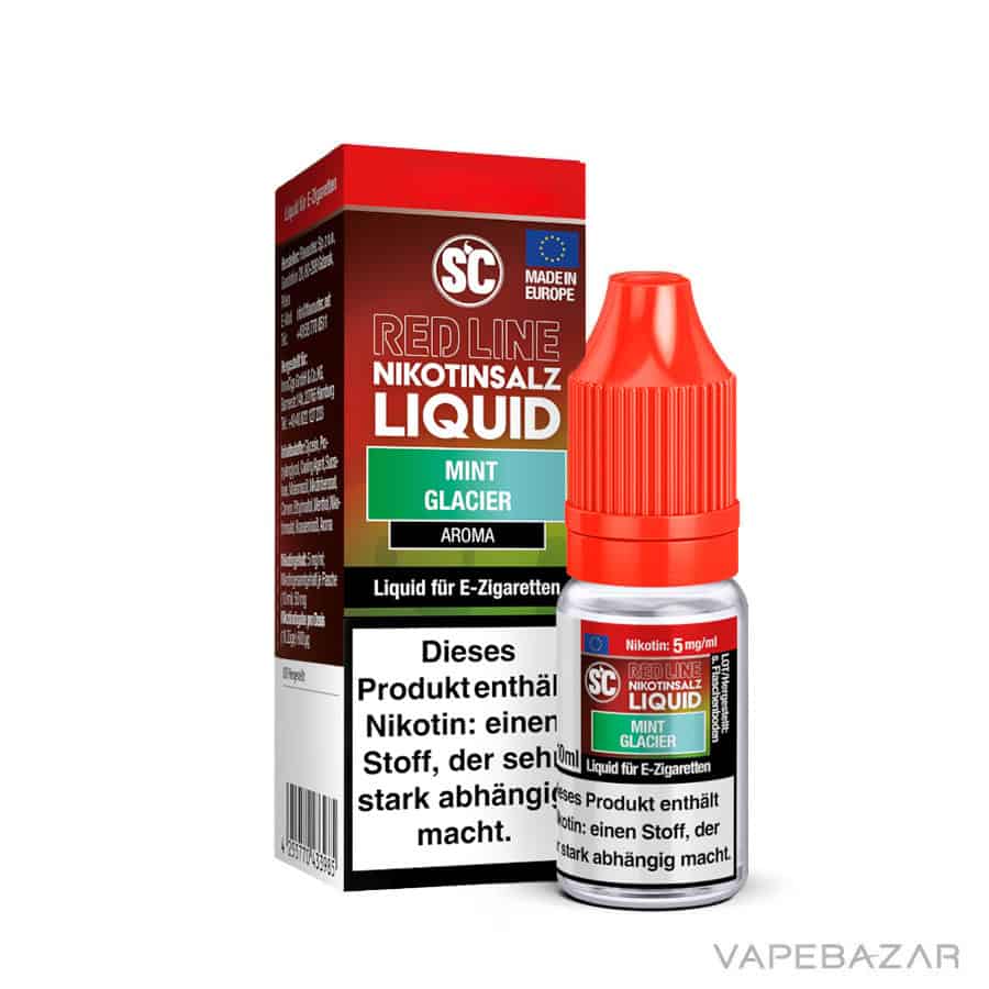 Vapebazar SC Red Line Mint Glacier 2 | Vapebazar Sc Red Line Nikotinsalz Liquid - Strawberry Kiwi