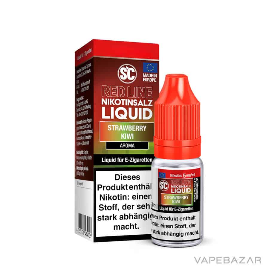Vapebazar SC Red Line Strawberry Kiwi 2 | Vapebazar Sc Red Line Nikotinsalz Liquid - Strawberry Kiwi