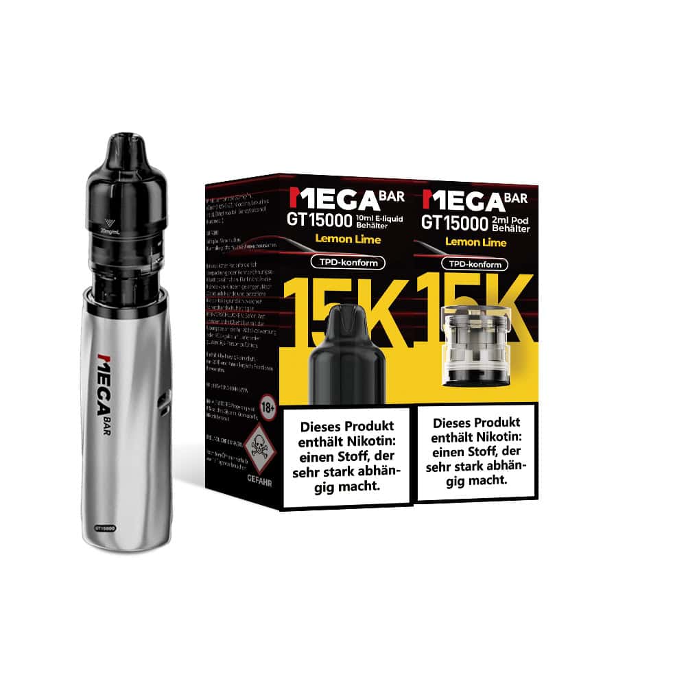 3 6 | Vapebazar Megabar Gt15000 Prefilled Pods - Strawberry Raspberry Cherry Ice (2+10Ml)