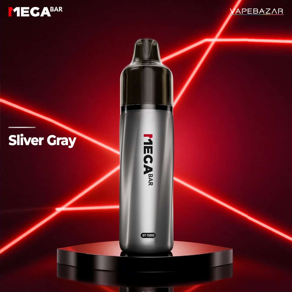 3 | Vapebazar Megabar Gt1500 Silver Gray