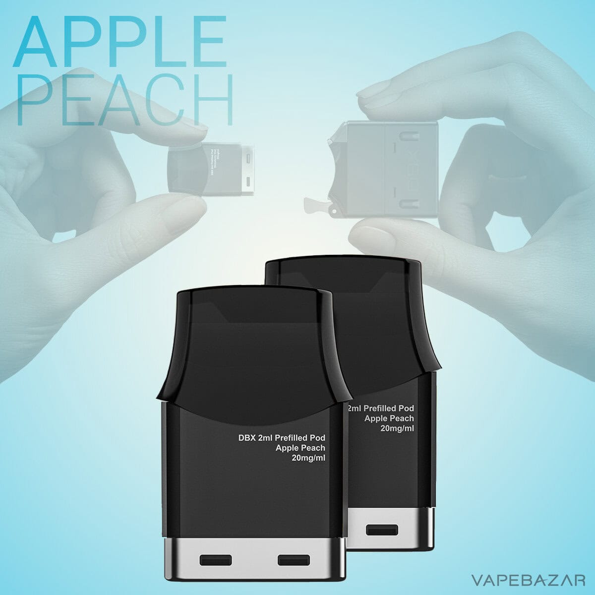 DBX Prefilled Pods Apple Peach 2 | Vapebazar Dbx Batteriefachgerät By Bugatti - Kompatibel Mit Zippo Hüllen