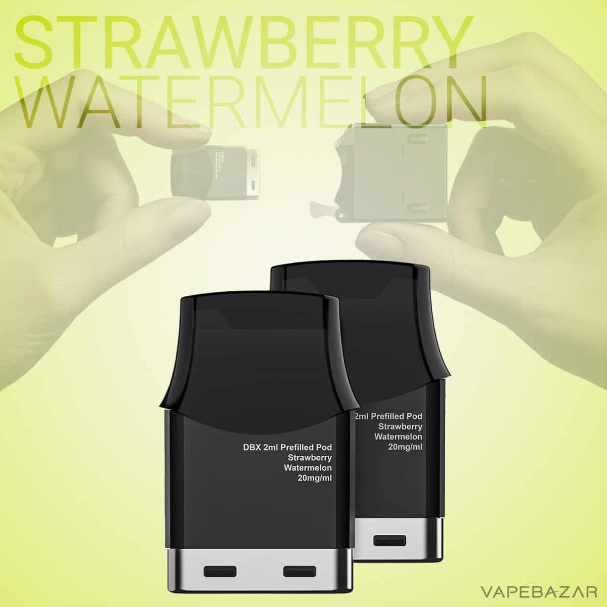 DBX Prefilled Pods Strawberry Watermelon 2 | Vapebazar Dbx Batteriefachgerät By Bugatti - Kompatibel Mit Zippo Hüllen