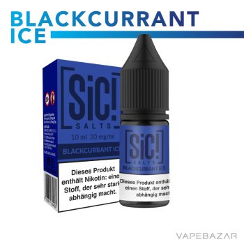 SiC! Nikotinsalz Liquid – Blackcurrant Ice 20mg/ml Nikotin