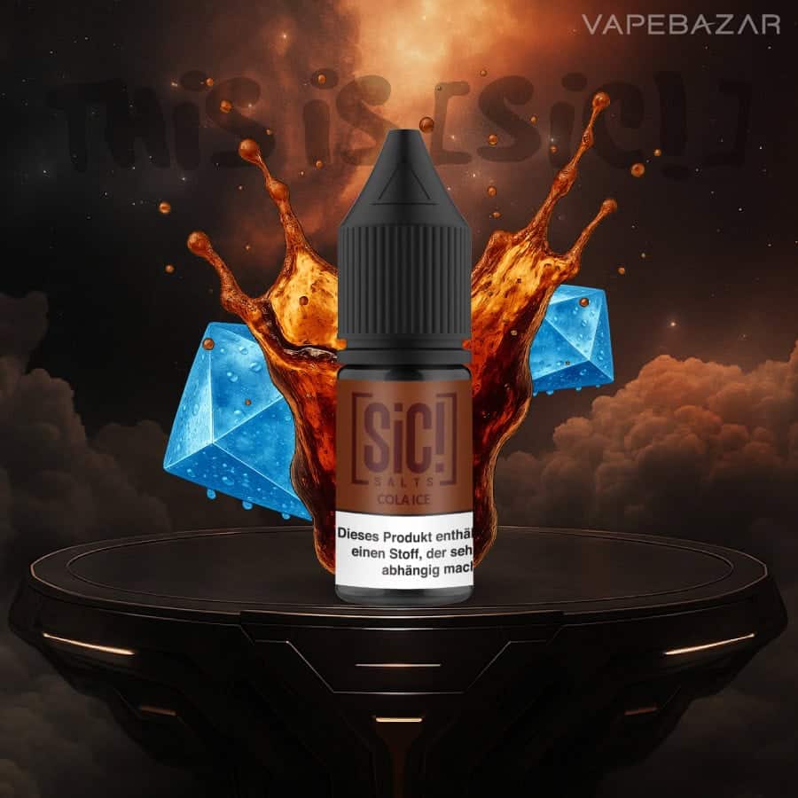Sic Salt Cola Ice 01 | Vapebazar Sic! Nikotinsalz Liquid – Cola Ice 20Mg/Ml Nikotin