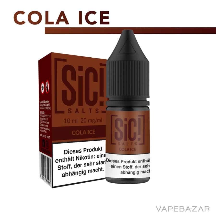 Sic Salt Cola Ice 02 | Vapebazar Sic! Nikotinsalz Liquid – Cola Ice 20Mg/Ml Nikotin