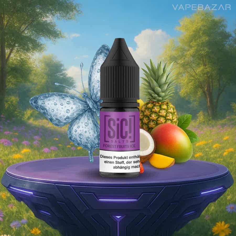 Sic Salt Forest Fruit Ice 01 | Vapebazar Sic! Nikotinsalz Liquid – Forest Fruit Ice 20Mg/Ml Nikotin
