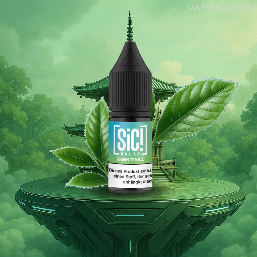 Sic Salt Forest green Tea Ice 01 | Vapebazar Sic! Nikotinsalz Liquid – Green Tea Ice 20Mg/Ml Nikotin