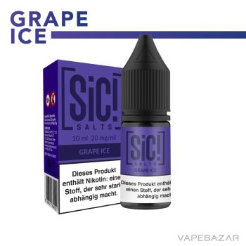 SiC! Nikotinsalz Liquid – Grape Ice 20mg/ml Nikotin