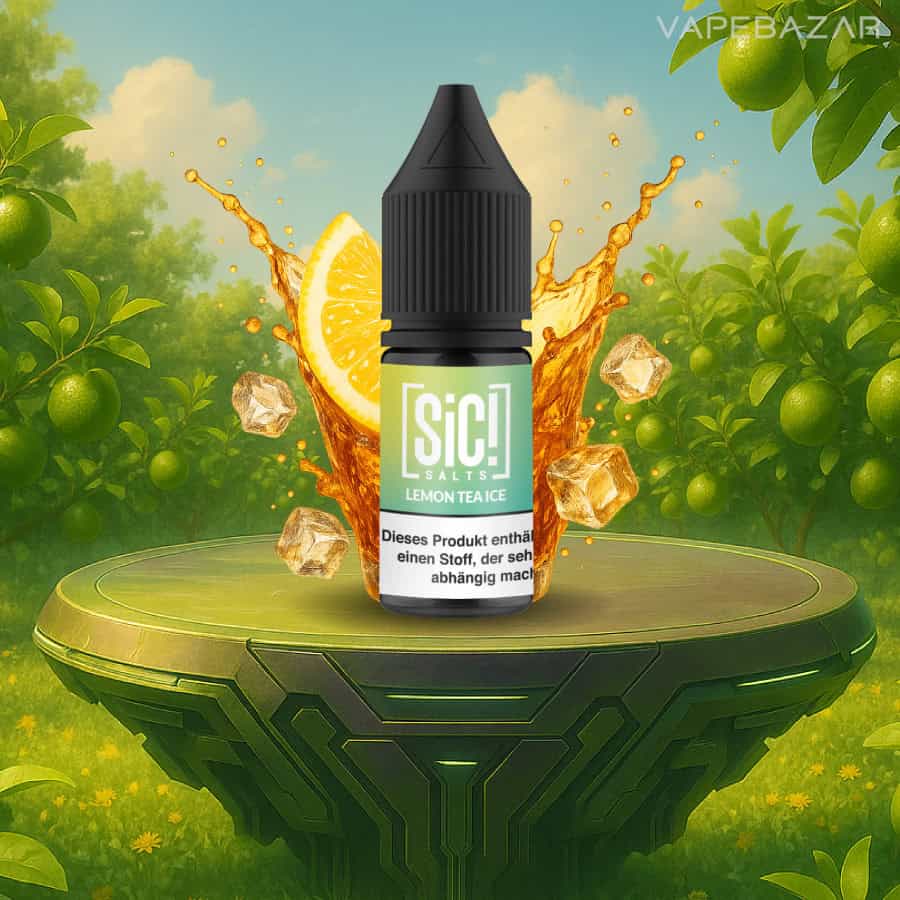 Sic Salt Lemon Tea Ice 01 | Vapebazar Sic! Nikotinsalz Liquid – Lemon Tea Ice 20Mg/Ml Nikotin