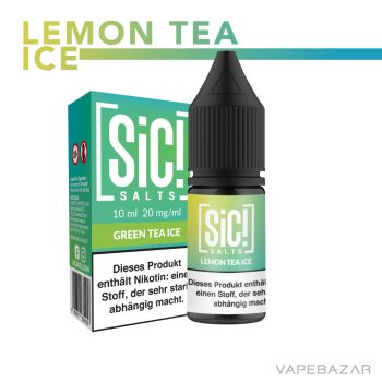 SiC! Nikotinsalz Liquid – Lemon Tea Ice 20mg/ml Nikotin