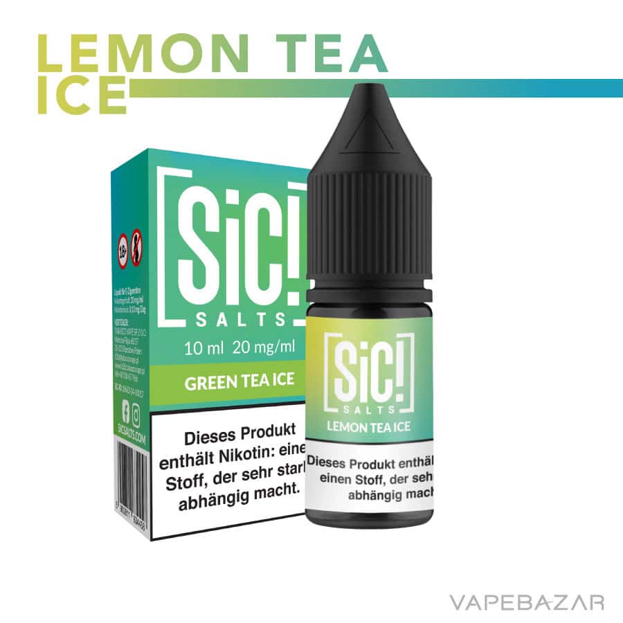 Sic Salt Lemon Tea Ice 02 | Vapebazar Sic! Nikotinsalz Liquid – Lemon Tea Ice 20Mg/Ml Nikotin