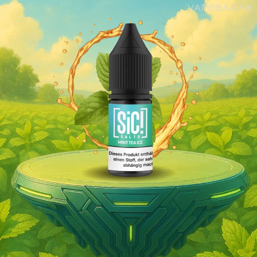 Sic Salt Mint Tea Ice 01 | Vapebazar Sic! Nikotinsalz Liquid – Mint Tea Ice 20Mg/Ml Nikotin