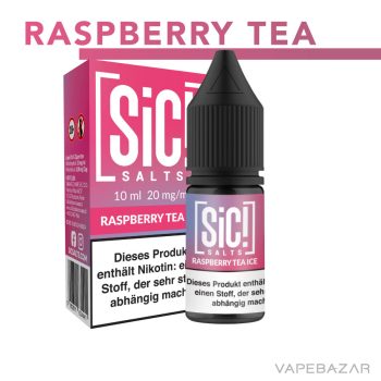 SiC! Nikotinsalz Liquid – Raspberry Tea Ice 20mg/ml Nikotin