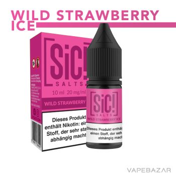 SiC! Nikotinsalz Liquid – Wild Strawberry Ice 20mg/ml Nikotin