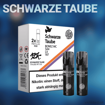 187 Pods - Schwarze Taube (2er Pack)