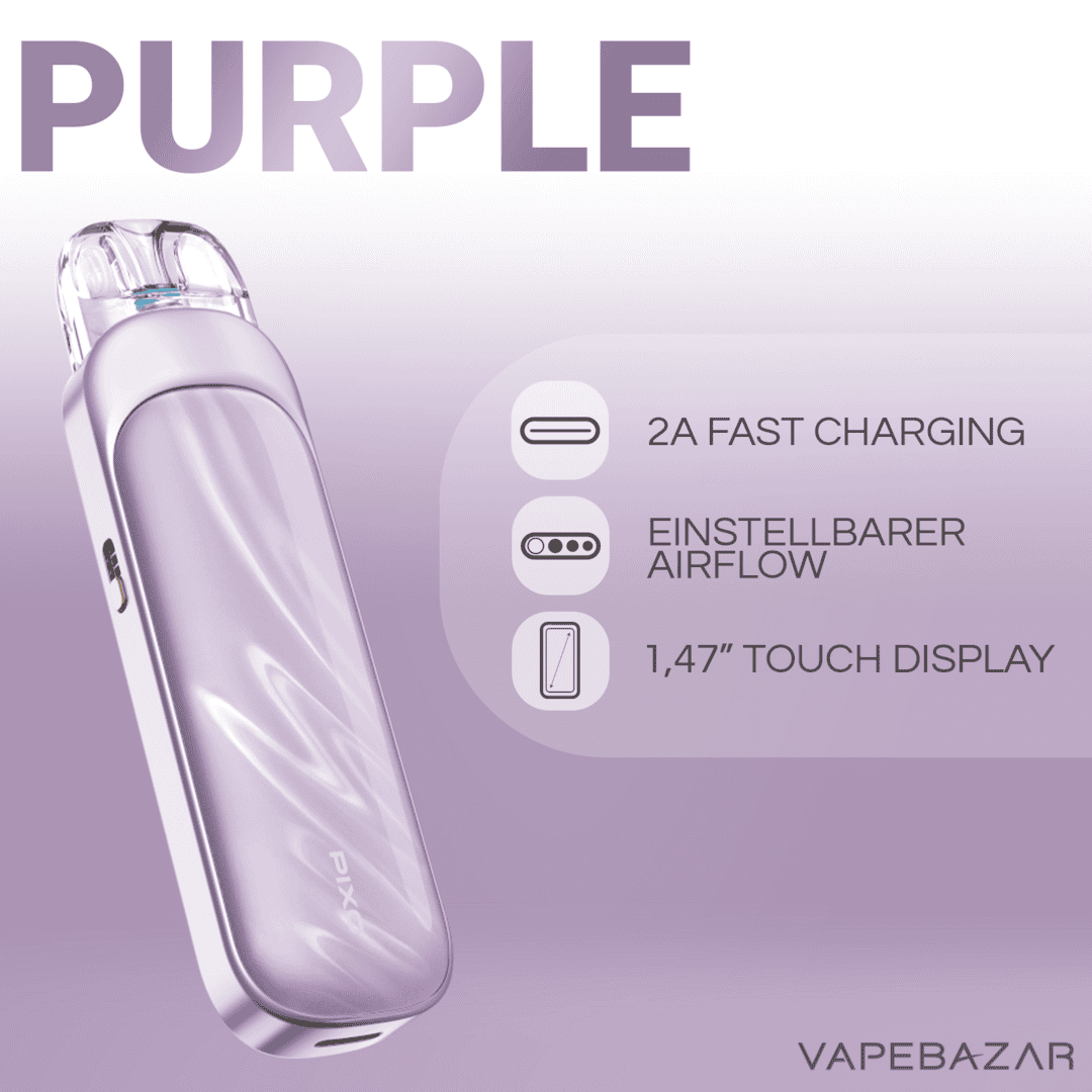 Aspire Pixo Pod Kit Purple 2 | Vapebazar Aspire Pixo Pod Kit - Purple