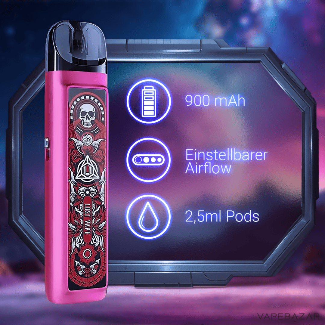 Lost Vape Ursa Nano 2 Pink Survivor 2 | Vapebazar Lost Vape - Ursa Nano 2 - Pod Kit - Chrome Soul