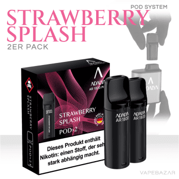Adalya Alpha Pods - Strawberry Splash - (2er Pack)
