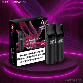 Adalya Alpha Pods - Strawberry Splash - (2er Pack)