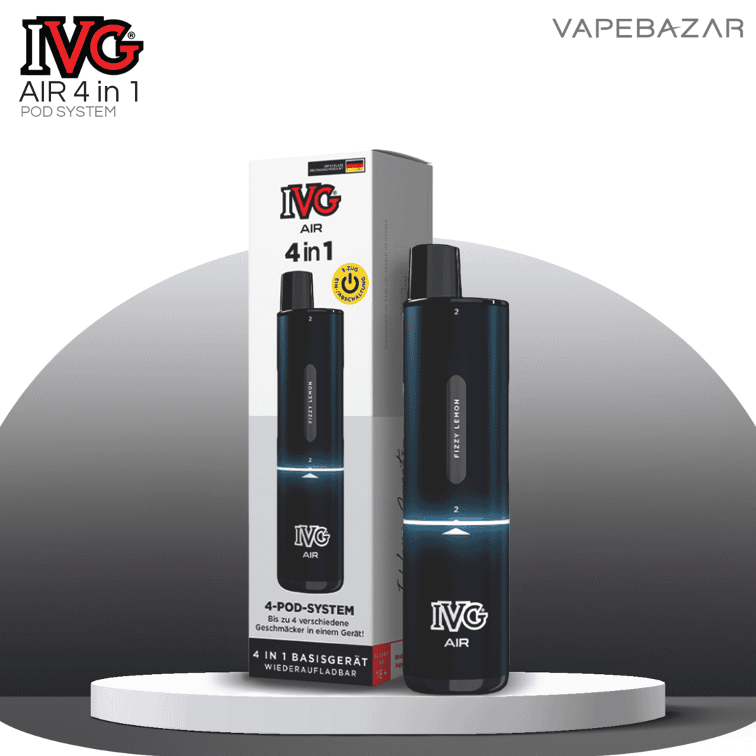 Black | Vapebazar Ivg Air 4 In 1