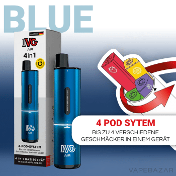 IVG Air 4 in 1 Pod Kit - Black