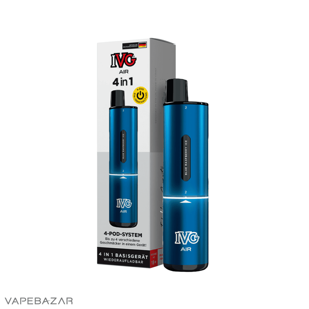 Blue3 | Vapebazar Ivg Air 4 In 1 Pod Kit - Black