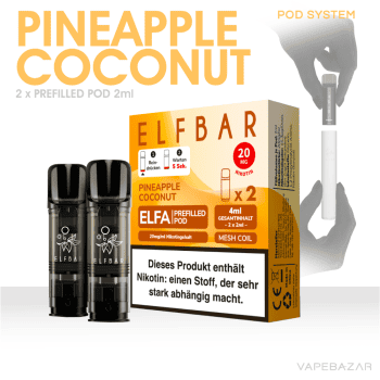 Elf Bar ELFA - Pineapple Coconut - (2er Pack)