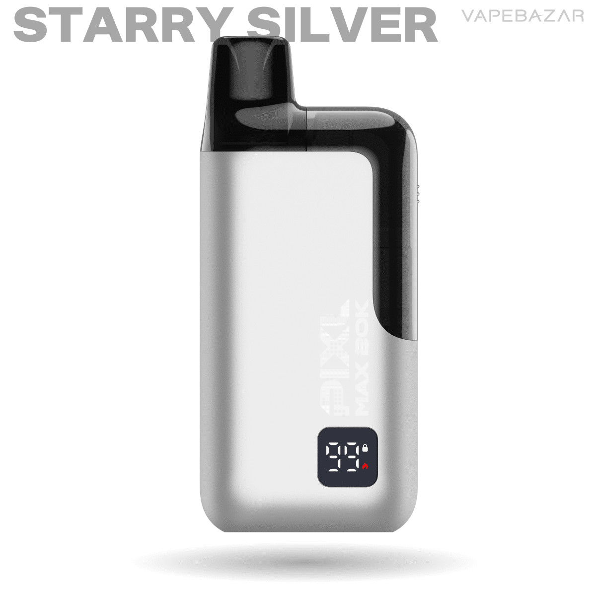 Pixl Max 20k Akku Silver 02 | Vapebazar Pixl Max 20K - Device Kit - Starry Silver