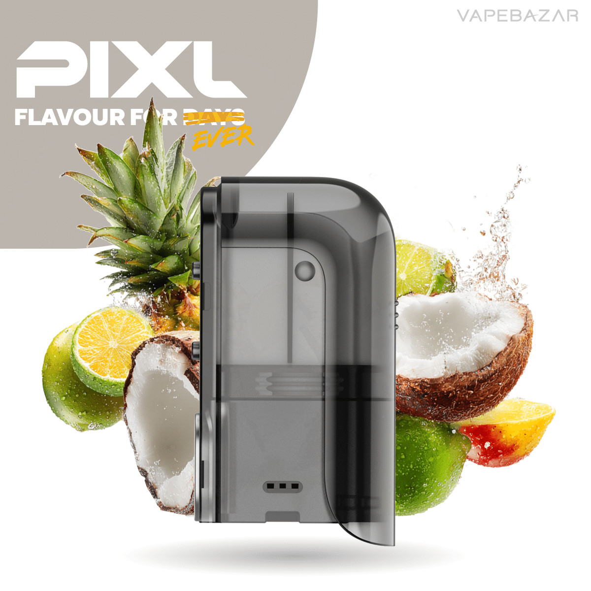 Pixl Max 20k Pineapple Coco | Vapebazar Pixl Max 20K - Refill Container - Pineapple Coco