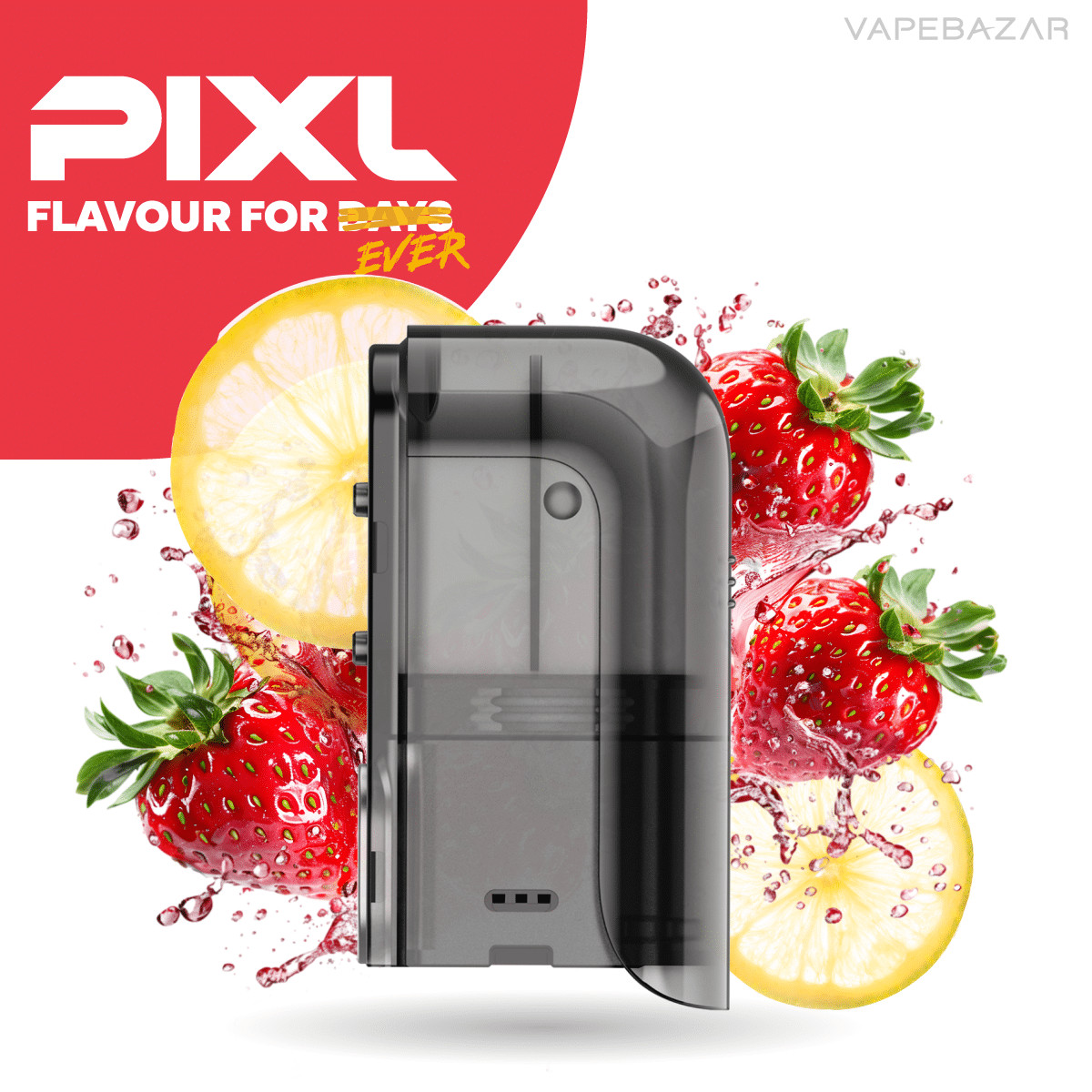 Pixl Max 20k Pink lemonade | Vapebazar Pixl Max 20K - Refill Container - Pink Lemonade