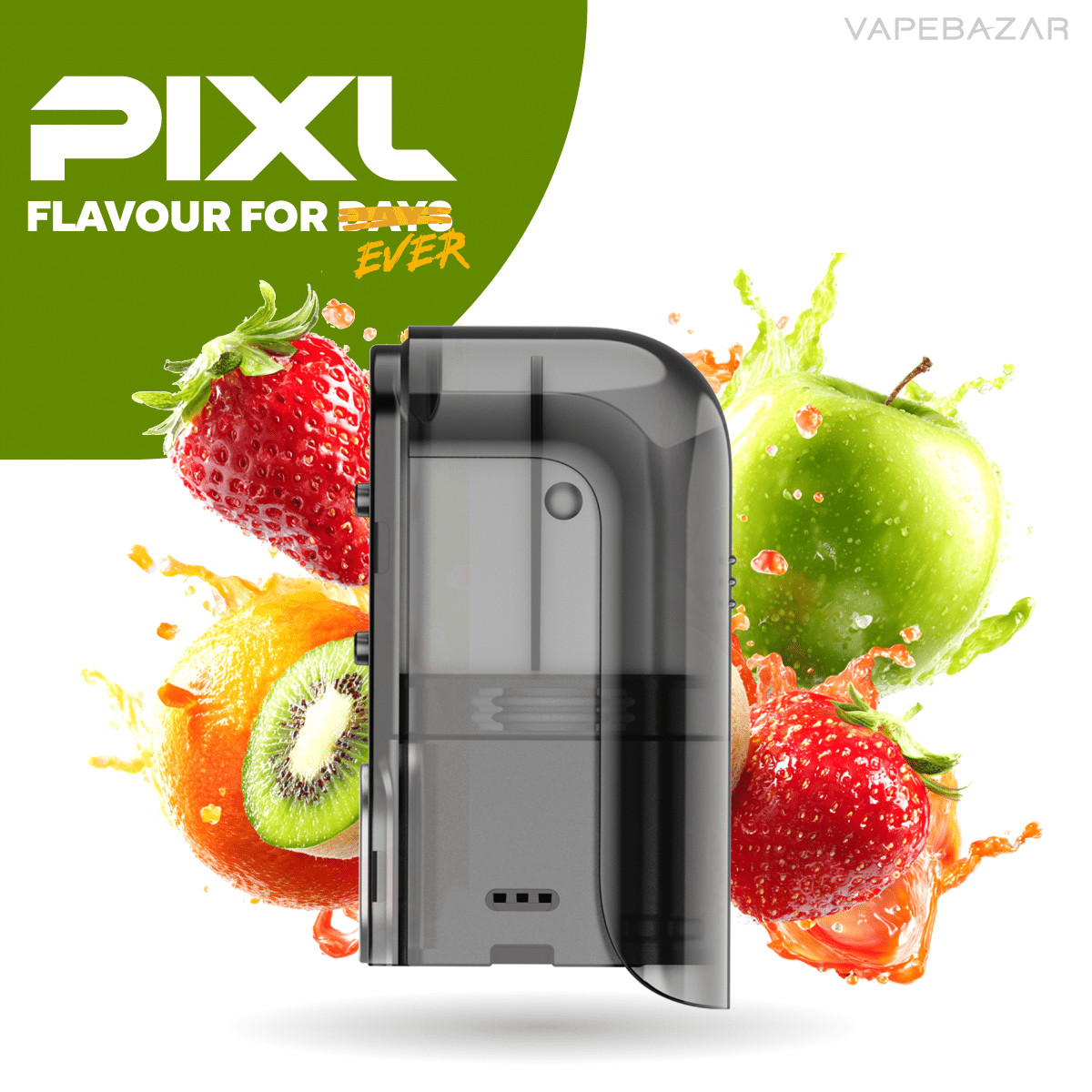 Pixl Max 20k Strawberry Burst | Vapebazar Pixl Max 20K - Refill Container - Strawberry Burst