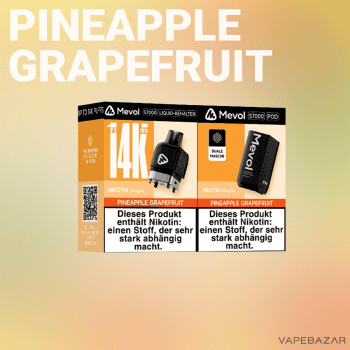 Mevol S7000 Pod - Pineapple Grapefruit
