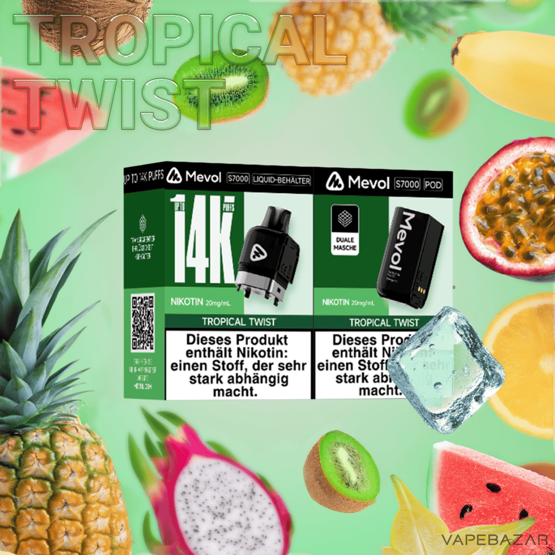 Mevol S7000 Pod - Tropical Twist