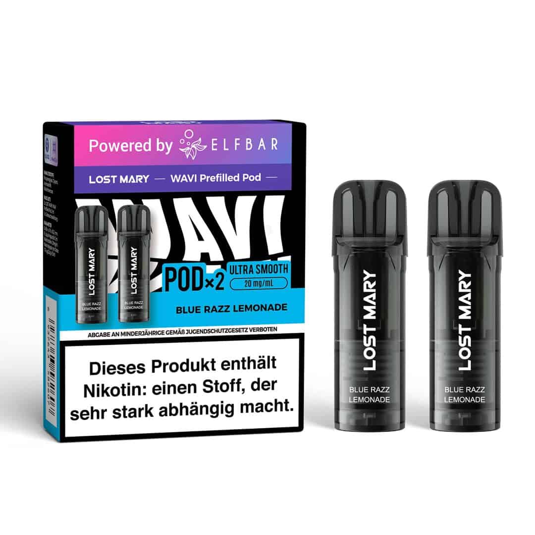 Blue Razz Lemonade 2 | Vapebazar Elfbar Lost Mary Wavi - Prefilled Pod - Blue Razz Lemonade