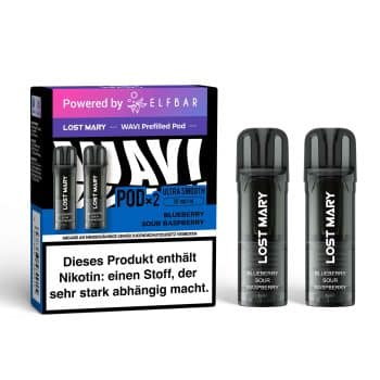 Elfbar Lost Mary WAVI - Prefilled Pod - Blueberry Sour Raspberry