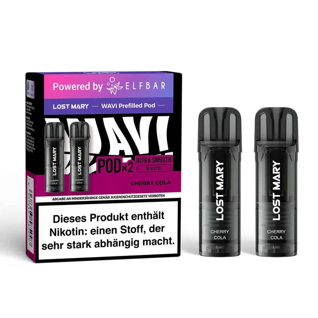 Cherry Cola | Vapebazar Elfbar Lost Mary Wavi - Prefilled Pod - Cherry Cola