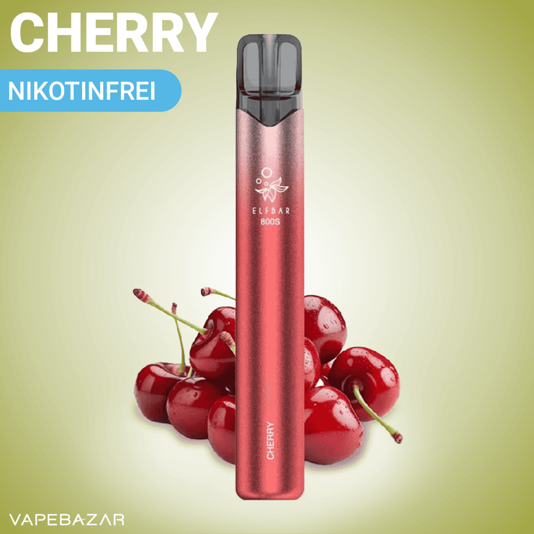 Elfbar 800 Nikotinfrei Cherry | Vapebazar Elf Bar 800 Nikotinfrei Cherry
