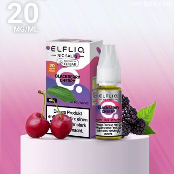 Elfliq Nic Salts Blackberry Cherry 20mg